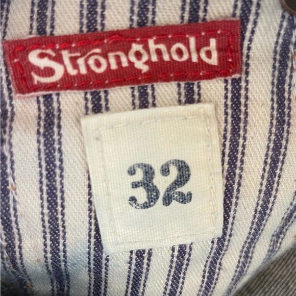 Men's The Stronghold Selvedge Slim Straight Leg Jeans with Spice Stitching 32" - Picture 10 of 10